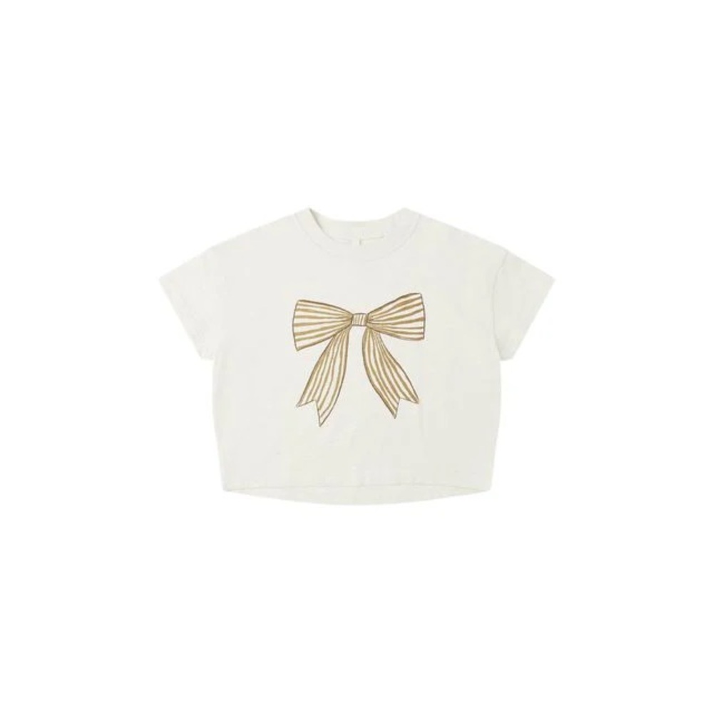 Rylee and cru bow tee 4/5 NWT